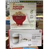 Image 2 : Group - Popcorn popper, Zwilling latte machiato glasses & House Aid coffee maker