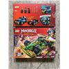 Image 2 : 2 pc - Lego Ninjago Dragons Rising "Rogue vs. Drix" & "Lloyds Pull Back Race Car" sets