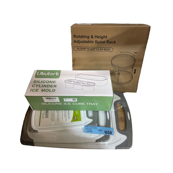 Group - Cutting boards, food storage & silicone baking mat