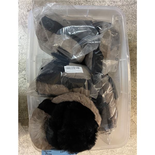 Bin - Foldable fuzzy ear muffs