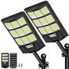 Image 1 : Willamind Solar parking lot Lights w/ brackets & remote