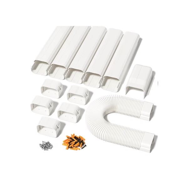 Decorative line cover kit for split air conditioners