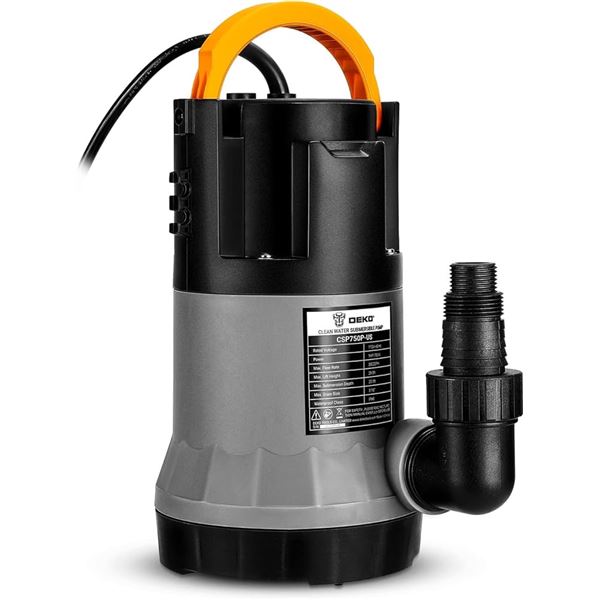DEKO 1hp clean water submersable pump