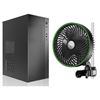 Image 1 : 2 pc - Micro computer gaming tower case - Model: TGO-1 & Vivosun Aerowave desk mount fan