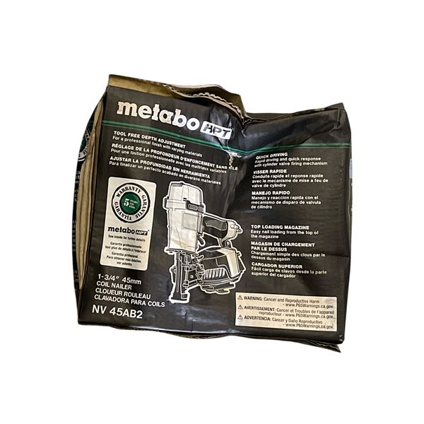 Metabo 1-3/4" Framing Coil Nailer Nail gun