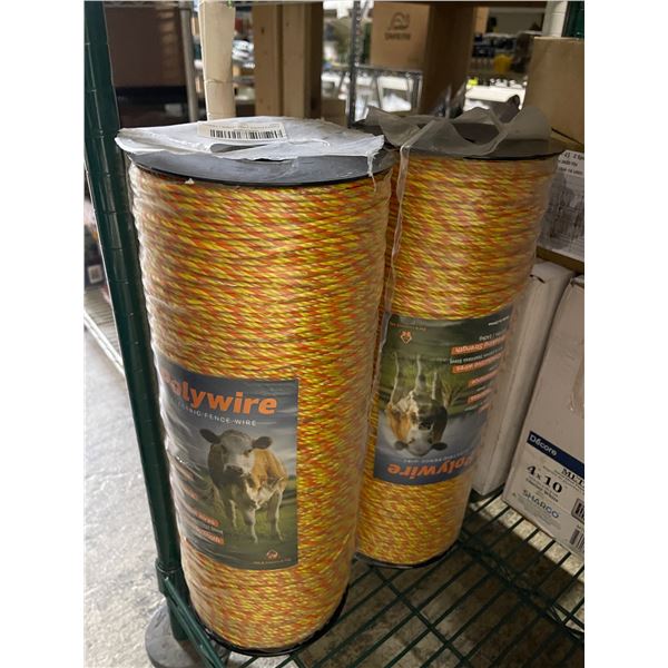 2 pc - Polywire electric fence rope wire - 1000m / each