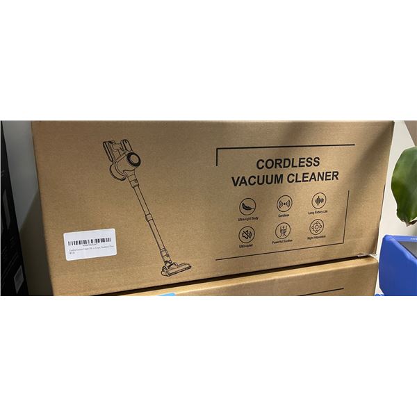 Cordless vacuum cleaner