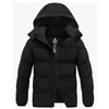 Image 1 : New Wantdo Men's Thicken Padded Puffer Jacket Coat w/ Removable Hood Black XL