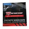 Image 1 : BNIB TYT Synthetic Rope Forged Winch Hook Safety Pull Strap Rubber Stopper
