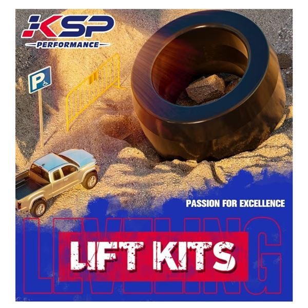 BNIB KSP 3inch Level kit for Dodge Ram Retail $75