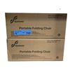 Image 2 : BNIB Group of 4 Portable Folding Chairs PPC-01