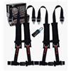 Image 1 : BNIB 4 Point Harness with 2 Inch Padding (Ez Buckle Technology) (Black (Pair))