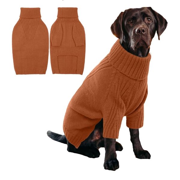 Group of 2 New 2XL Caramel Dog Coat
