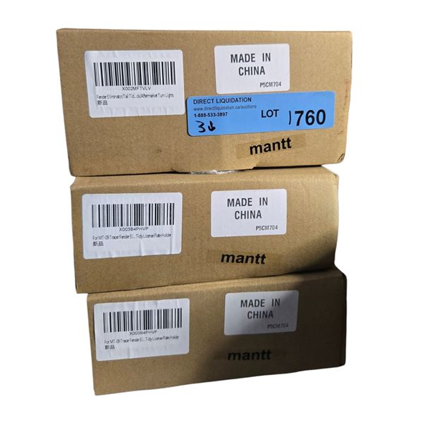 BNIB Group of 3 New Tail Tidy/Fender Eliminator Kits