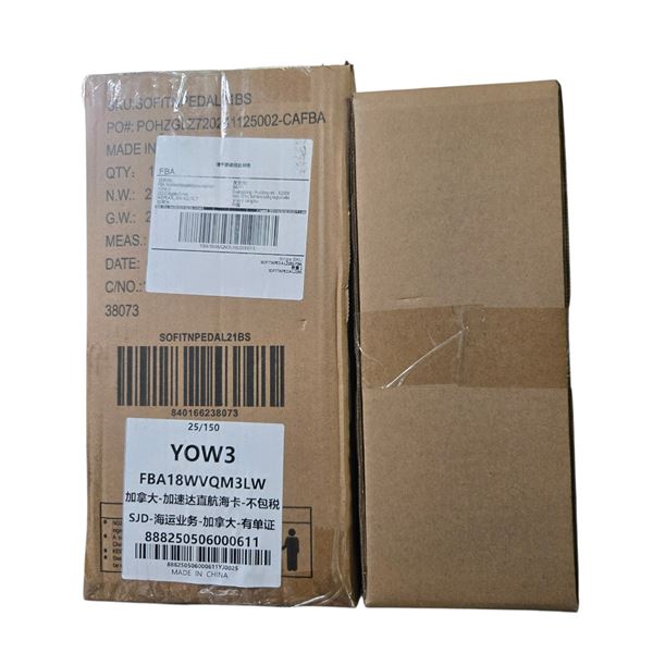 Group of New So Fit Pedal 21lbs & Garage Shelving