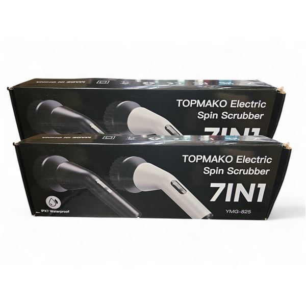 Group of 2 New TOPMAKO Electric Spin Scrubber