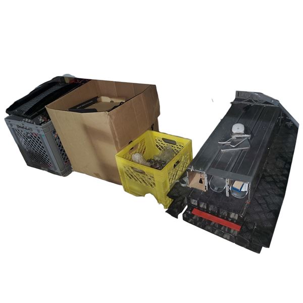 Group of Misc Items - Tool Kit, Industrial Modules & Rack Components