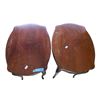 Image 2 : Set of 2 Vintage-Style Wood Side Tables, H25" x W24" x 18" Each