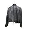 Image 2 : Danier Women's Black Leather Moto Jacket (Size UK 12)