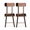 Image 1 : Set of 2 New Bohemian Rose Gold Dining Chairs