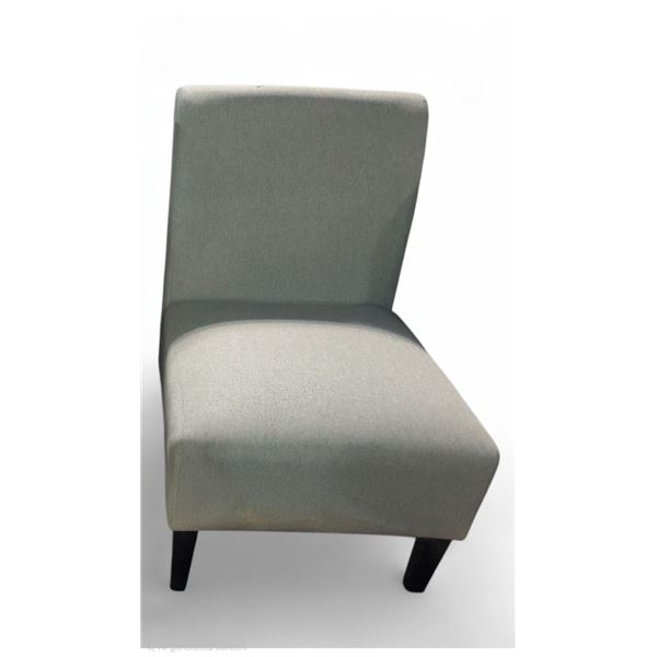 Nadine Collection Grey Slipper Accent Chair (453FS-GY)