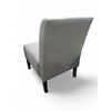 Image 2 : Nadine Collection Grey Slipper Accent Chair (453FS-GY)