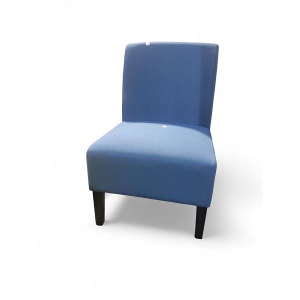 Nadine Collection Blue Slipper Accent Chair (453FS-BL)