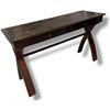 Image 1 : Brown Wooden Desk, H29" x W49" x D17"