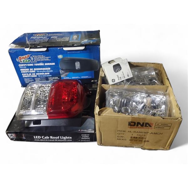 Auto Lighting & Tow Mirror - LED Cab Roof Lights, Replacement Tail Lights