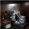 Image 2 : 10 Pcs Assorted Figurines, Motorcycle Model, and Silver Candlesticks