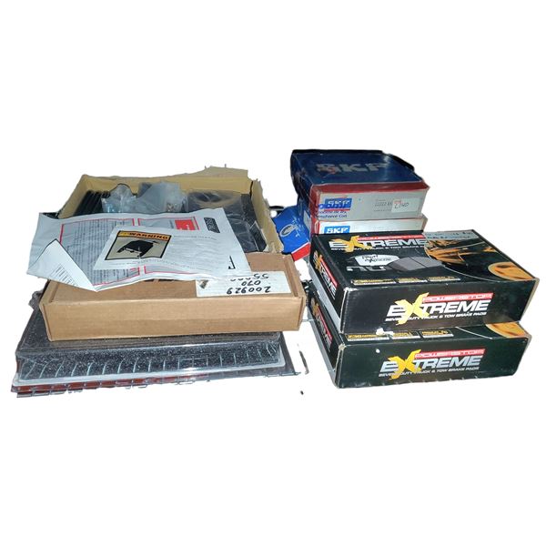 Assorted Vehicle Bearings and Brake Pads