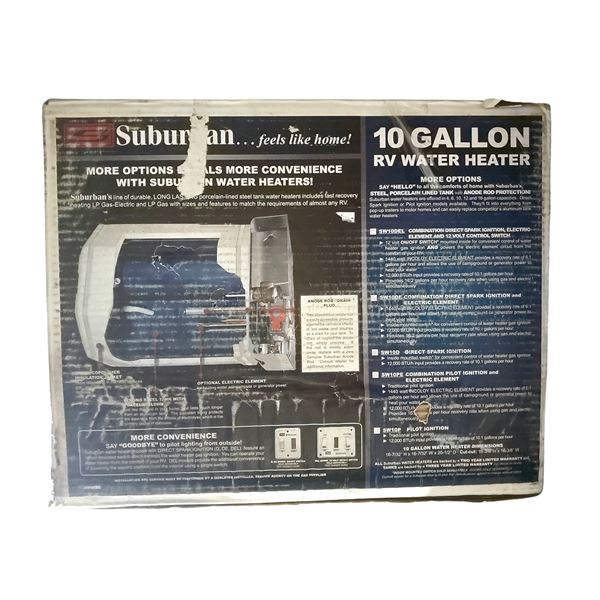 Suburban 10-Gallon RV Water Heater