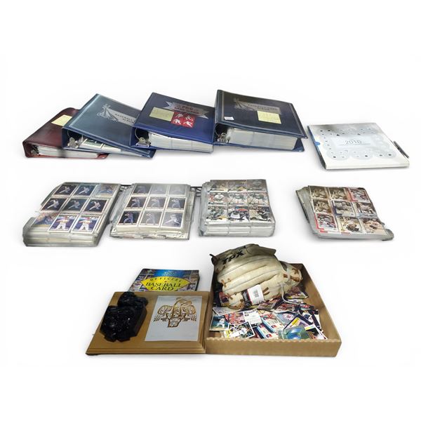 Assorted Sports Cards & Albums - Hockey and Baseball Legends