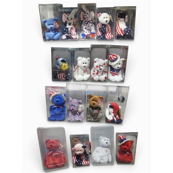 Group of 17 Beanie Babies
