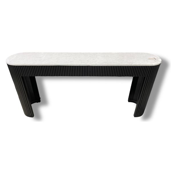 Marble-top Console Table, H32" x W68" x D13"