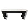 Image 1 : Marble-top Console Table, H32" x W68" x D13"