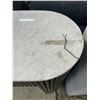 Image 4 : Marble-top Console Table, H32" x W68" x D13"