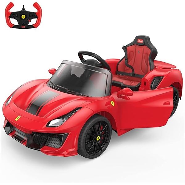 BNIB 12V Ride-On Car for Kids, Licensed 488 Pista retail $600.00