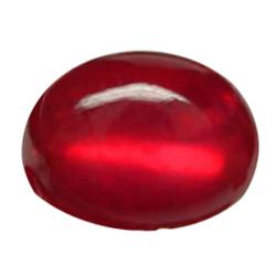 2.26ct Oval Cabochon Blood Red Madagascar Ruby (GEM-19138)