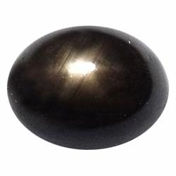 4.95ct Unheated Black Sapphire 6 Rays Star (GEM-20098)