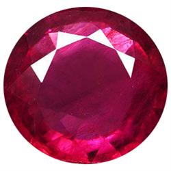 2.00ct Round Natural Red Pink Ruby Mozambique (GEM-13326)