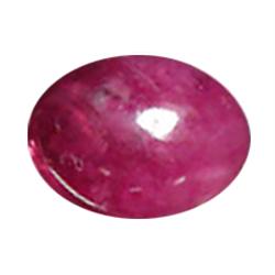 5.63ct Oval Cabochon Madagascar Pink Red Ruby Super! (GEM-19923)