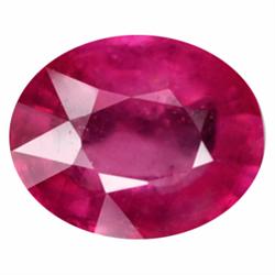 1.11ct Top AAA Pink Red Ruby Mogok Oval (GEM-14016)