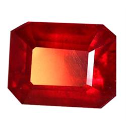 5.00ct Emerald Cut Blood Red Ruby Madagascar (GEM-16402)