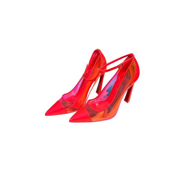 Christian Louboutin 110mm Patent Hot Pink Leather Heels Euro Size 37.5