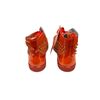 Image 3 : New Christian Louboutin Mens Red/Orange PVC Spiked High Top Sneakers Euro Size 44