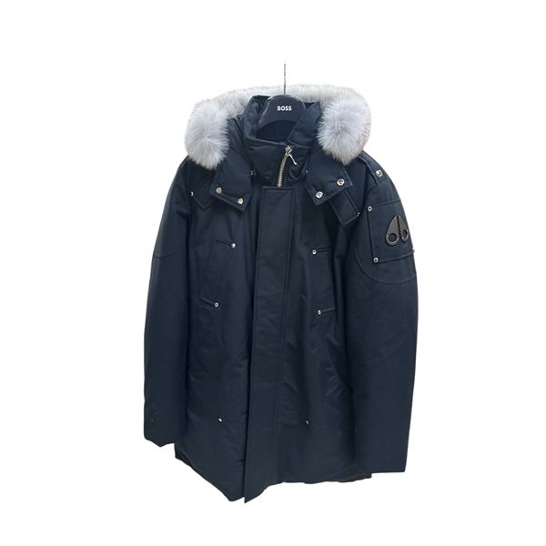 New w/ Tags Moose Knuckle Navy Stirling Parka Size Medium Retail: $1395