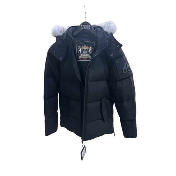 New w/ Tags Moose Knuckle Black Yukon 3Q Size Medium Retail: $906.50