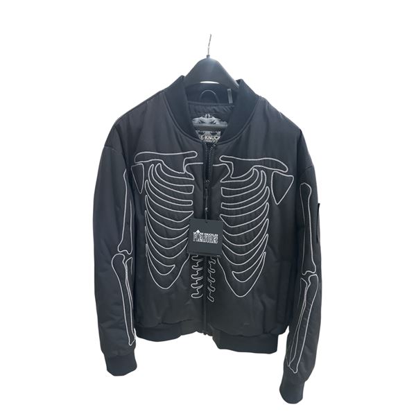 New w/ Tags Moose Knuckle Skeleton Bomber Black Size Medium Retail: $775