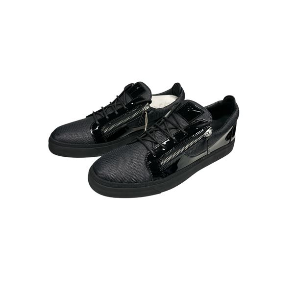 BNIB Giuseppe Zanaotti Quasano Nero Mens Shoes Euro 47